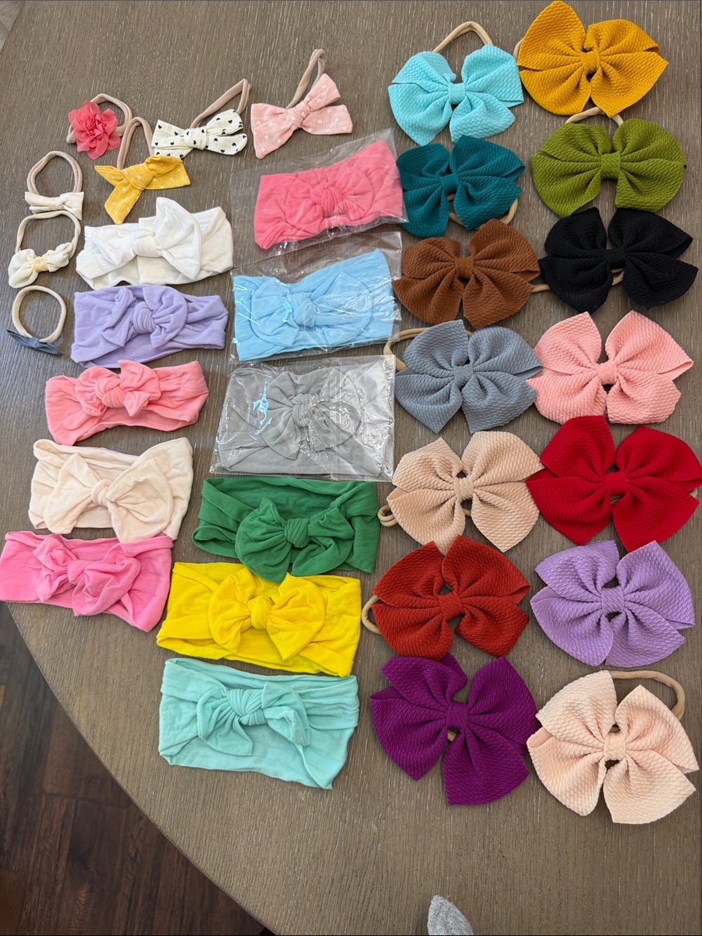 33 Assorted Baby Headbands - Multicolor